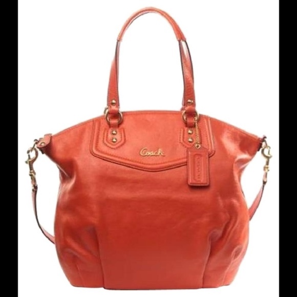 Coach Handbags - New Coach Ashley Leather North South Satchel